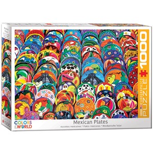 Eurographics (6000-5421) - "Mexikanische Teller" - 1000 Teile Puzzle