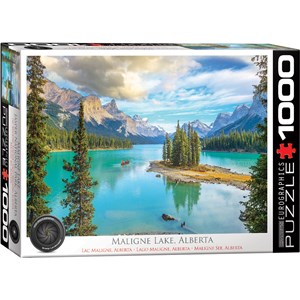 Eurographics (6000-5430) - "Maligne Lake im Jasper-Nationalpark" - 1000 Teile Puzzle