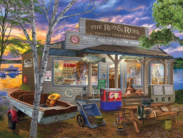SunsOut (31443) - "Rod and Reel" - 300 Teile Puzzle