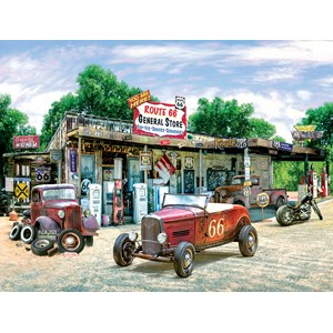 SunsOut (37179) - Greg Giordano: "Route 66 General Store" - 300 Teile Puzzle