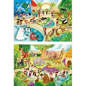 Clementoni (21603) - "Zoo" - 60 Teile Puzzle