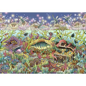 Ravensburger (15988) - "Dämmerung im Unterwasserreich" - 1000 Teile Puzzle