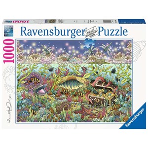 Ravensburger (15988) - "Dämmerung im Unterwasserreich" - 1000 Teile Puzzle
