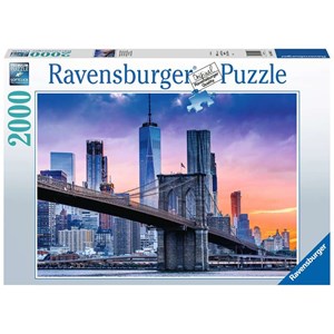 Ravensburger (16011) - "Von Brooklyn nach Manhatten" - 1000 Teile Puzzle
