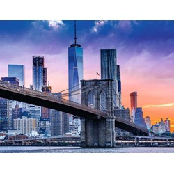 Ravensburger (16011) - "Von Brooklyn nach Manhatten" - 1000 Teile Puzzle