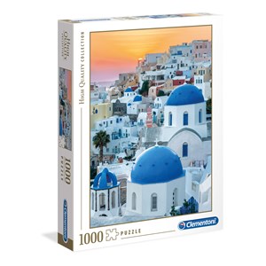 Clementoni (39480) - "Santorini" - 1000 Teile Puzzle