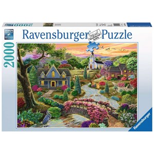 Ravensburger (16703) - "Enchanted Valley" - 2000 Teile Puzzle