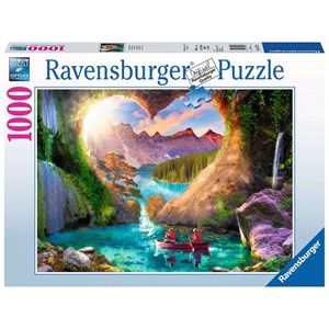 Ravensburger (15272) - "Die Höhle der Liebe" - 1000 Teile Puzzle