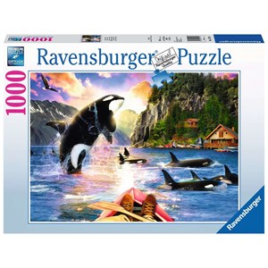 Ravensburger (15270) - "Orks in der Nähe" - 1000 Teile Puzzle