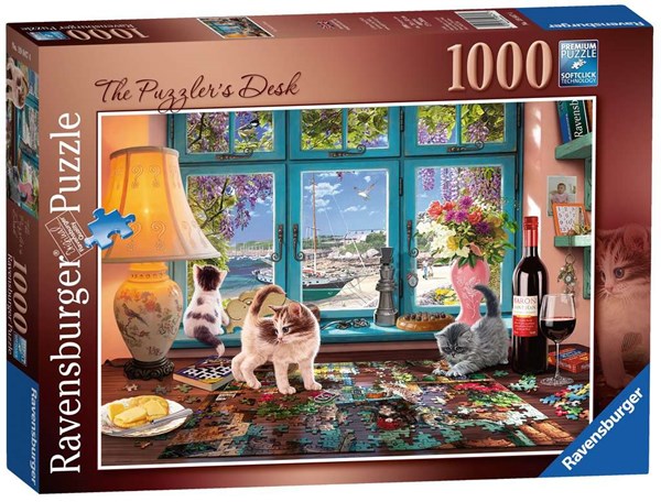 Ravensburger (19847) - "The Puzzler's Desk" - 1000 Teile Puzzle