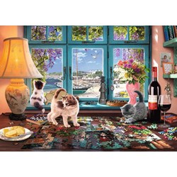 Ravensburger (19847) - "The Puzzler's Desk" - 1000 Teile Puzzle