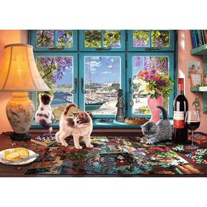 Ravensburger (19847) - "The Puzzler's Desk" - 1000 Teile Puzzle