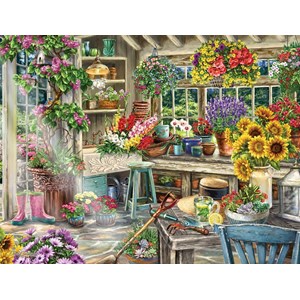 Ravensburger (13996) - "Idyllischer Garten" - 2000 Teile Puzzle