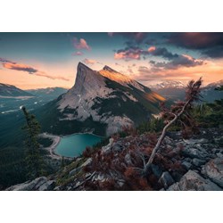 Ravensburger (15011) - "Abends in den Rocky Mountains" - 1000 Teile Puzzle