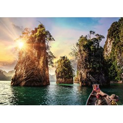 Ravensburger (13968) - "Three rocks in Cheow, Thailand" - 1000 Teile Puzzle
