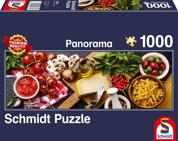 Schmidt Spiele (58374) - "Italienische Küche" - 1000 Teile Puzzle
