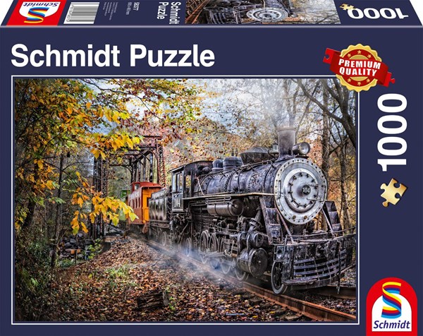 Schmidt Spiele (58377) - "Faszination Eisenbahn" - 1000 Teile Puzzle