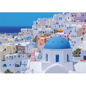 Schmidt Spiele (58947) - "Santorini, Kykladische Inseln" - 1000 Teile Puzzle