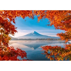 Schmidt Spiele (58946) - "Herbstzauber am Fuji" - 1000 Teile Puzzle