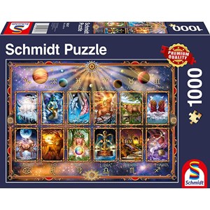 Schmidt Spiele (58347) - "Sternzeichen" - 1000 Teile Puzzle