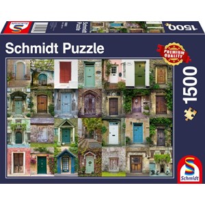 Schmidt Spiele (58950) - "Türen" - 1500 Teile Puzzle