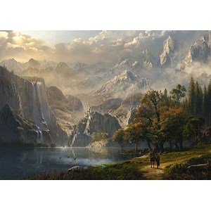Schmidt Spiele (58399) - "Wasserfall-Idylle" - 1000 Teile Puzzle