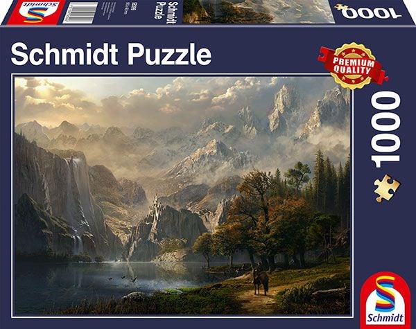Schmidt Spiele (58399) - "Wasserfall-Idylle" - 1000 Teile Puzzle