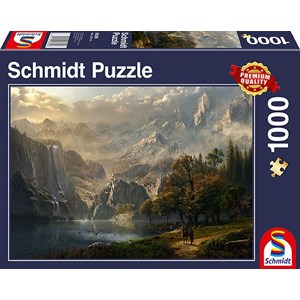 Schmidt Spiele (58399) - "Wasserfall-Idylle" - 1000 Teile Puzzle