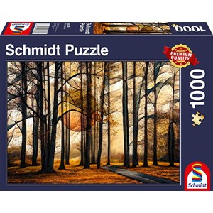 Schmidt Spiele (58396) - "Magischer Wald" - 1000 Teile Puzzle