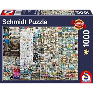 Schmidt Spiele (58394) - "Souvenirstand" - 1000 Teile Puzzle
