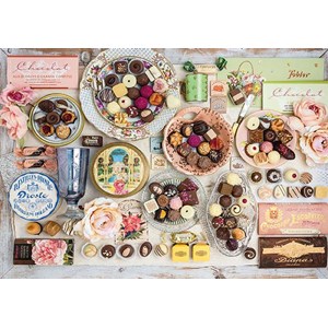 Schmidt Spiele (58940) - "Nostalgie-Schokoladen" - 1500 Teile Puzzle