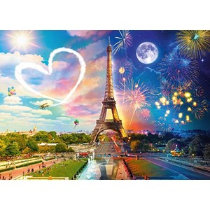 Schmidt Spiele (58941) - "Paris, Tag und Nacht" - 2000 Teile Puzzle