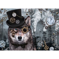 Schmidt Spiele (59647) - Markus Binz: "Steampunk Wolf" - 1000 Teile Puzzle