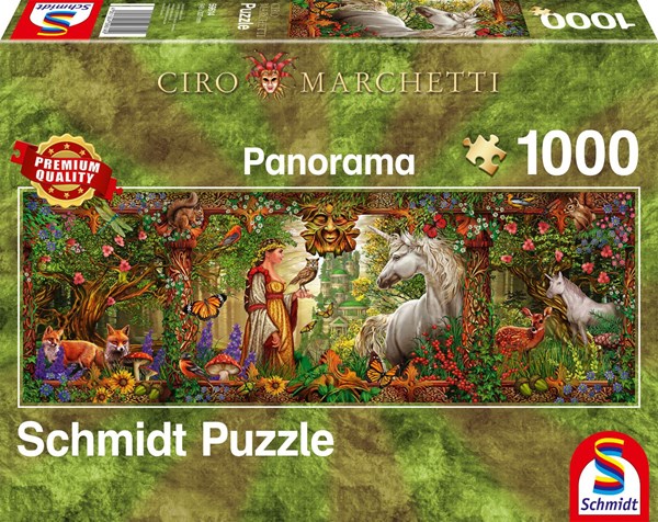 Schmidt Spiele (59614) - Ciro Marchetti: "Märchenwald" - 1000 Teile Puzzle