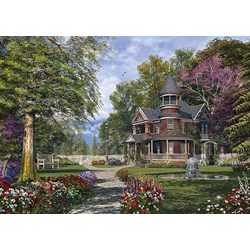 Schmidt Spiele (59617) - Dominic Davison: "Herrenhaus mit Türmchen" - 1000 Teile Puzzle