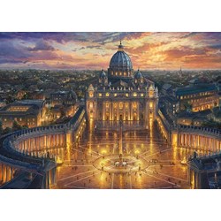 Schmidt Spiele (59628) - Thomas Kinkade: "Vatikan" - 1000 Teile Puzzle