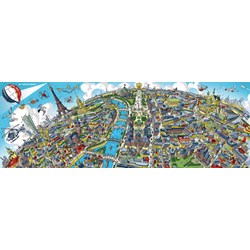 Schmidt Spiele (59597) - Hartwig Braun: "Stadtbild Paris" - 1000 Teile Puzzle