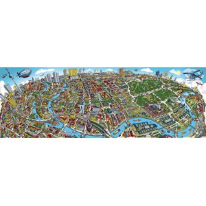 Schmidt Spiele (59594) - Hartwig Braun: "Stadtbild Berlin" - 1000 Teile Puzzle