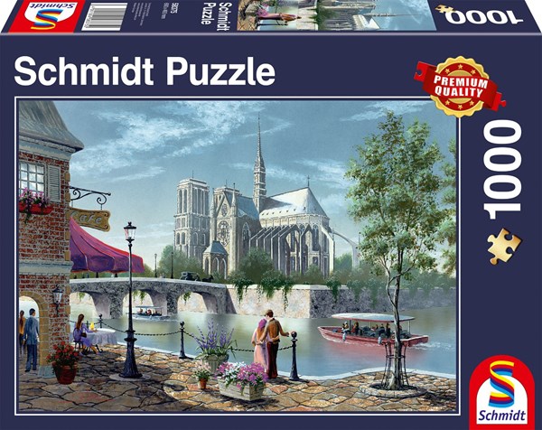 Schmidt Spiele (58375) - "Notre-Dame de Paris" - 1000 Teile Puzzle