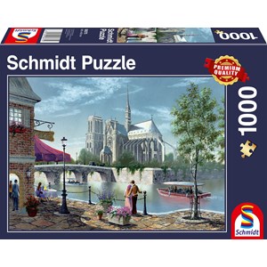 Schmidt Spiele (58375) - "Notre-Dame de Paris" - 1000 Teile Puzzle