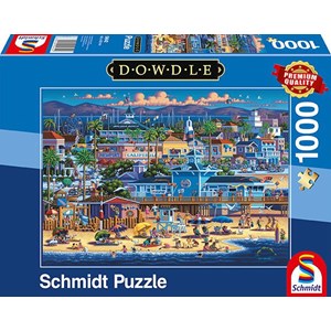 Schmidt Spiele (59642) - Eric Dowdle: "Newport" - 1000 Teile Puzzle