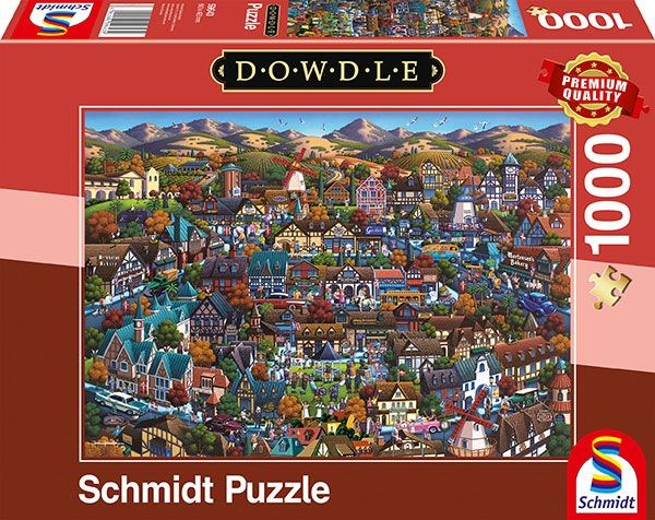Schmidt Spiele (59643) - Eric Dowdle: "Solvang" - 1000 Teile Puzzle