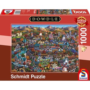 Schmidt Spiele (59643) - Eric Dowdle: "Solvang" - 1000 Teile Puzzle