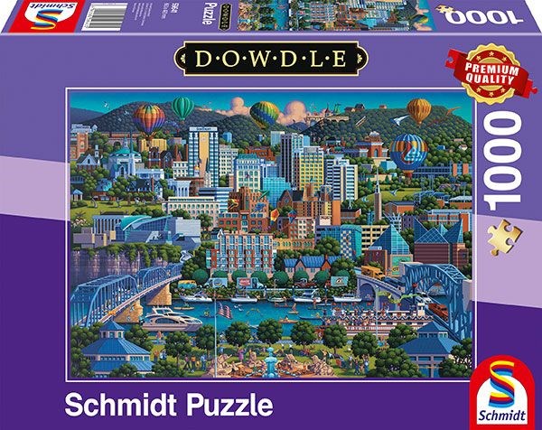 Schmidt Spiele (59641) - Eric Dowdle: "Chattanoga" - 1000 Teile Puzzle