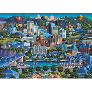 Schmidt Spiele (59641) - Eric Dowdle: "Chattanoga" - 1000 Teile Puzzle
