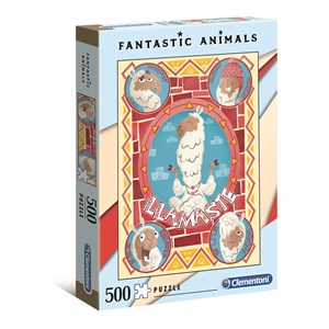 Clementoni (35069) - "Llamaste" - 500 Teile Puzzle