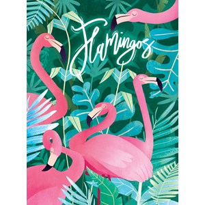 Clementoni (35067) - "Flamingos" - 500 Teile Puzzle