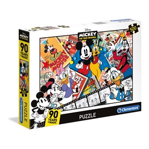 Clementoni (35061) - "Mickey 90th Celebration" - 500 Teile Puzzle