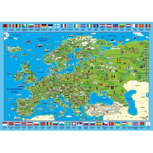 Schmidt Spiele (58373) - "Europa entdecken" - 500 Teile Puzzle
