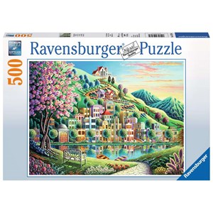 Ravensburger (14798) - "Blossom Park" - 500 Teile Puzzle